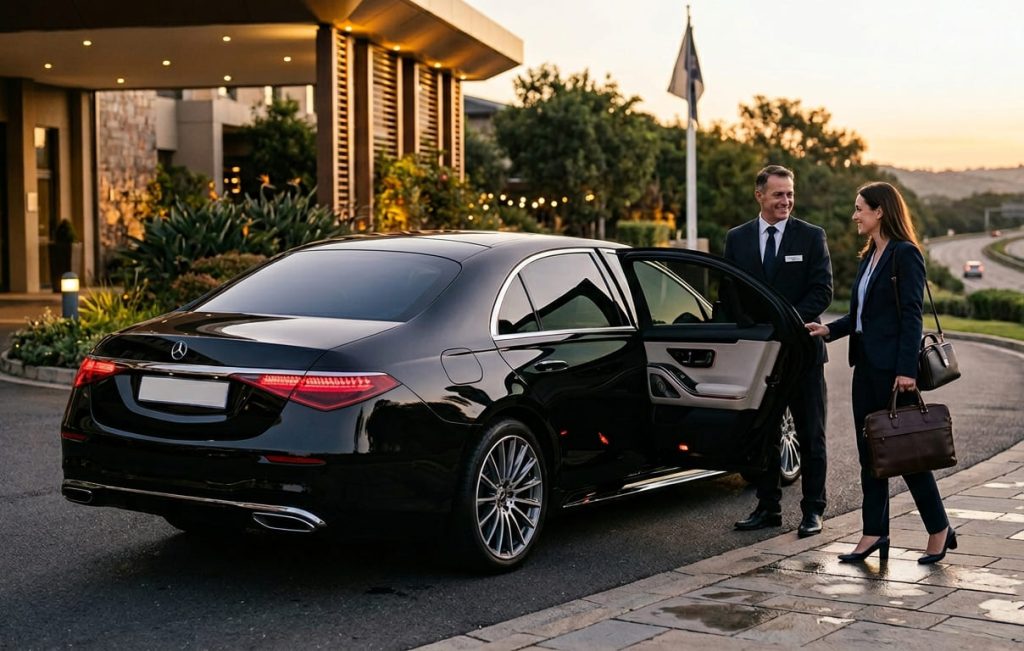 Luxury long distance car service in Vancouver with private chauffeur for city-to-city transfers.