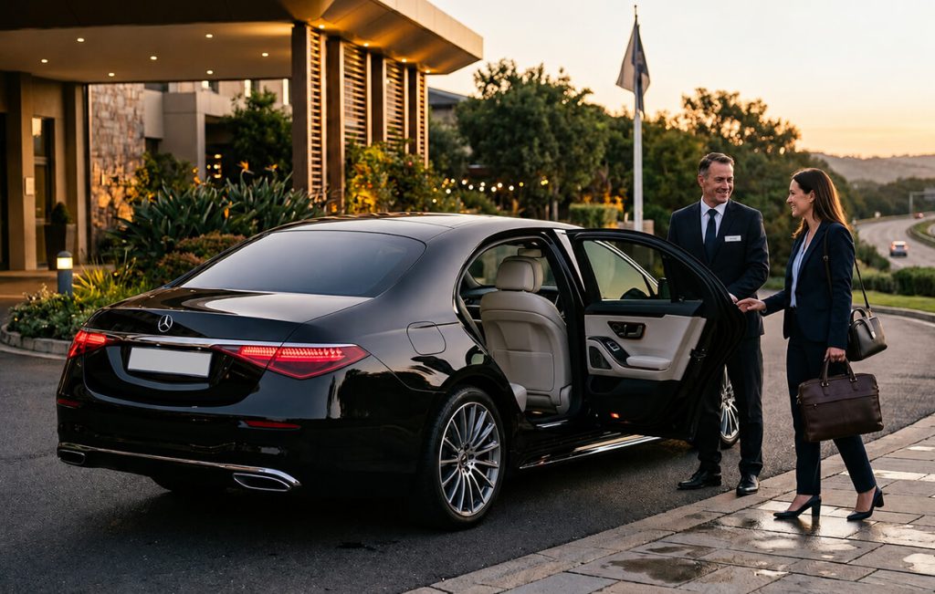 Luxury long distance car service in Vancouver with private chauffeur for city-to-city transfers.