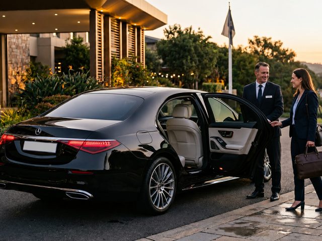 Luxury long distance car service in Vancouver with private chauffeur for city-to-city transfers.